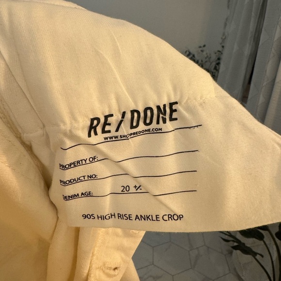 Re/Done 90s Ankle Crop Jeans - Picture 11 of 12